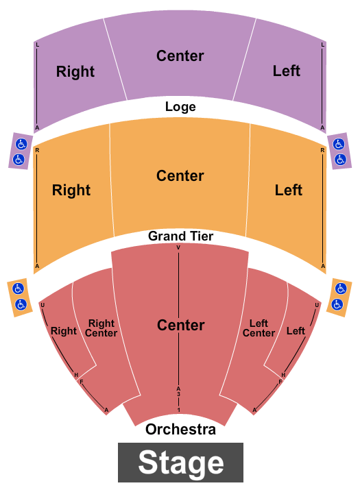 Steven Tanger Center Seating Chart