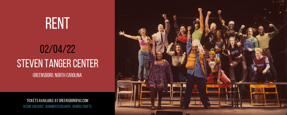 Rent at Steven Tanger Center tickets Rent at Steven Tanger Center