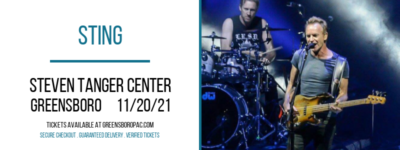 Sting at Steven Tanger Center tickets Sting at Steven Tanger Center