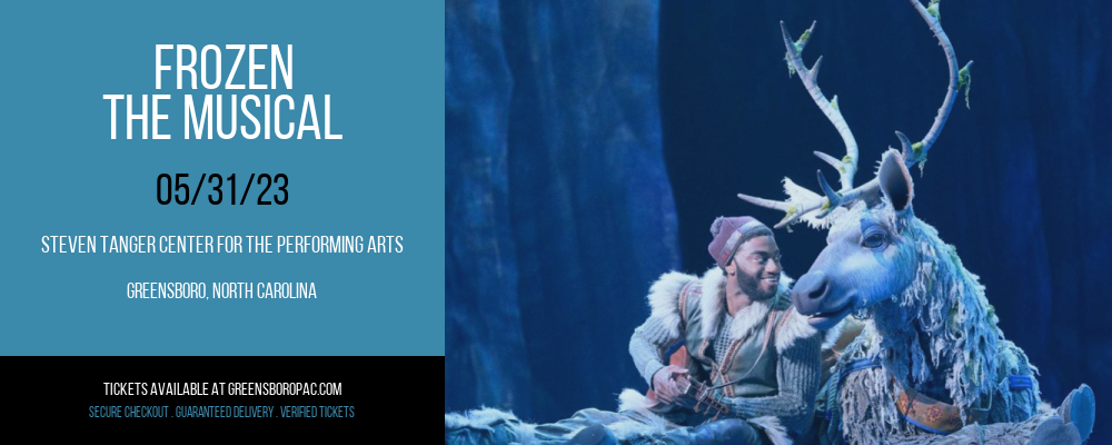 Frozen - The Musical at Steven Tanger Center tickets Frozen - The Musical at Steven Tanger Center