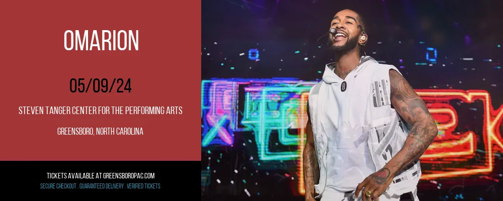 Omarion at Steven Tanger Center for the Performing Arts