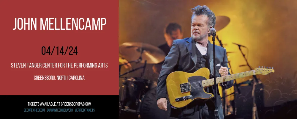 John Mellencamp at Steven Tanger Center for the Performing Arts