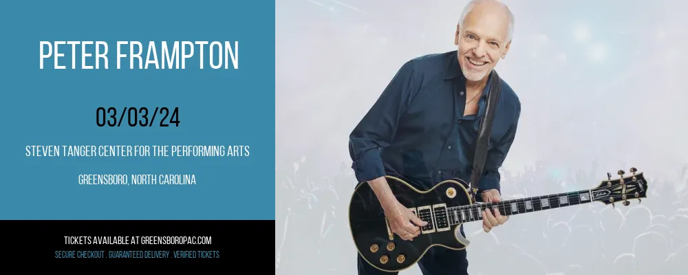 Peter Frampton at Steven Tanger Center for the Performing Arts