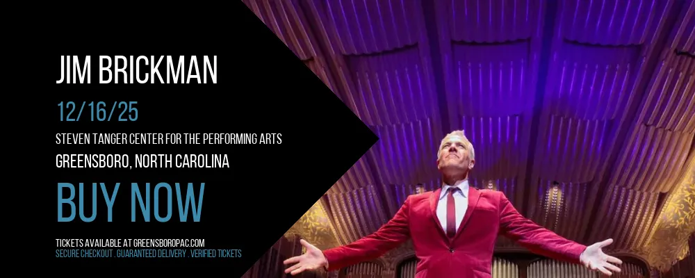 Jim Brickman at Steven Tanger Center for the Performing Arts
