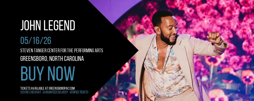 John Legend at Steven Tanger Center for the Performing Arts