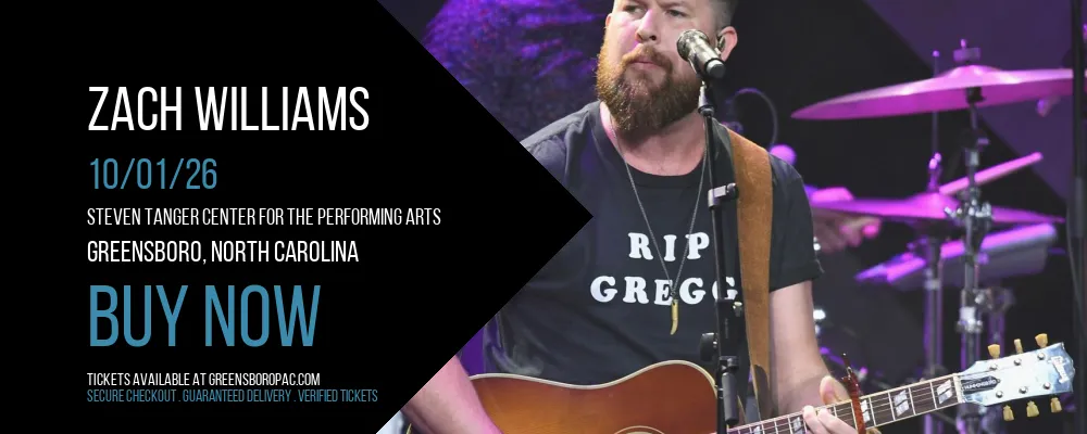 Zach Williams at Steven Tanger Center for the Performing Arts