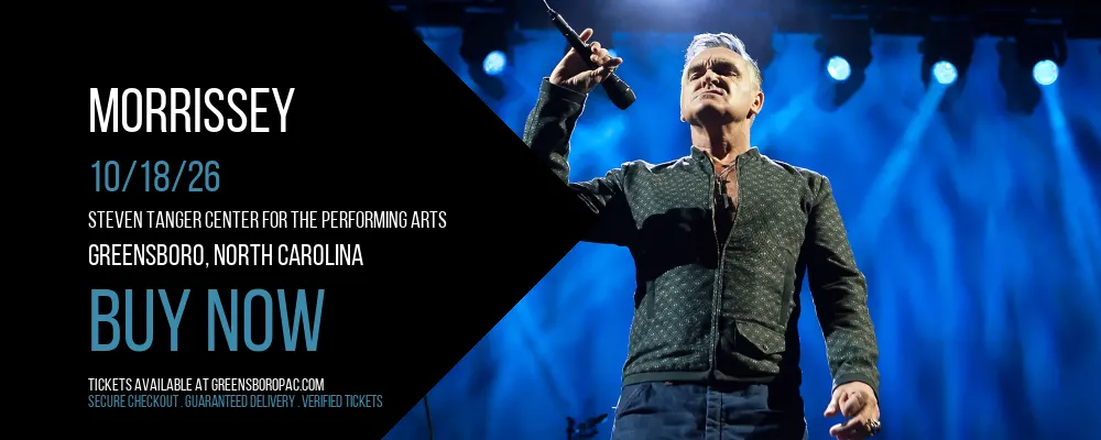 Morrissey at Steven Tanger Center for the Performing Arts